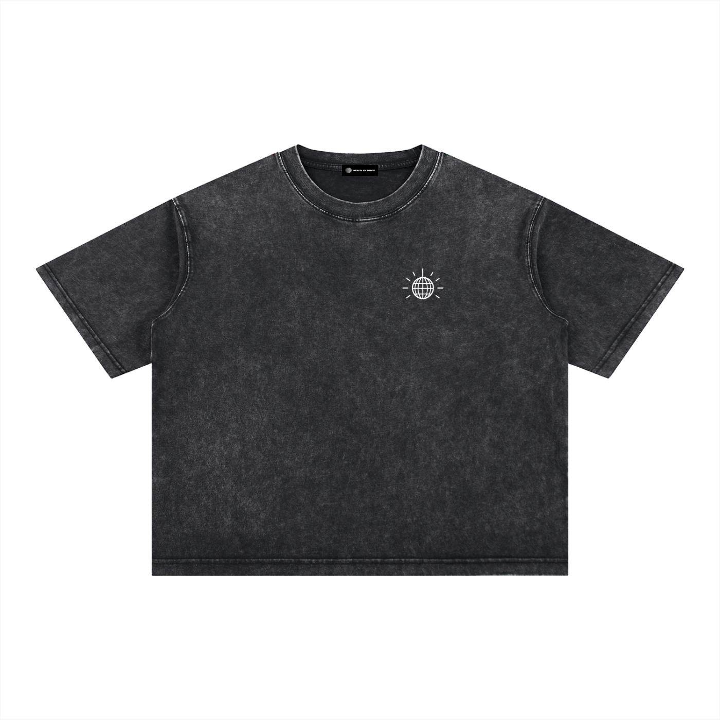 MTL Dance Floor Society - T-shirt boxy en coton, délavage minéral