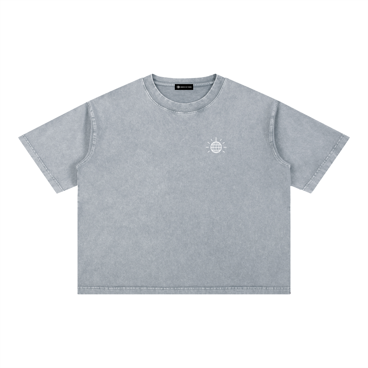 MTL Dance Floor Society - T-shirt boxy en coton, délavage minéral