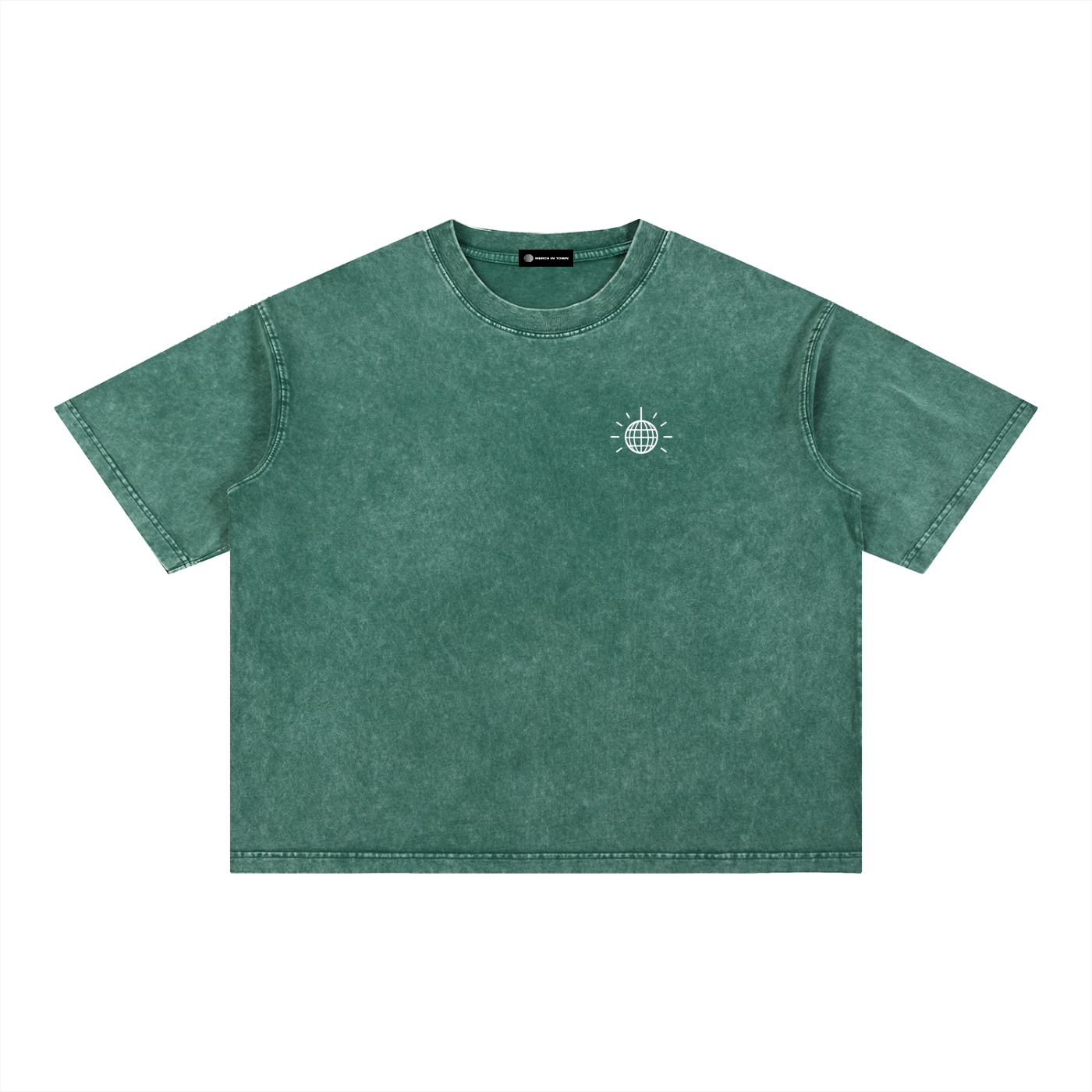 MTL Dance Floor Society - T-shirt boxy en coton, délavage minéral