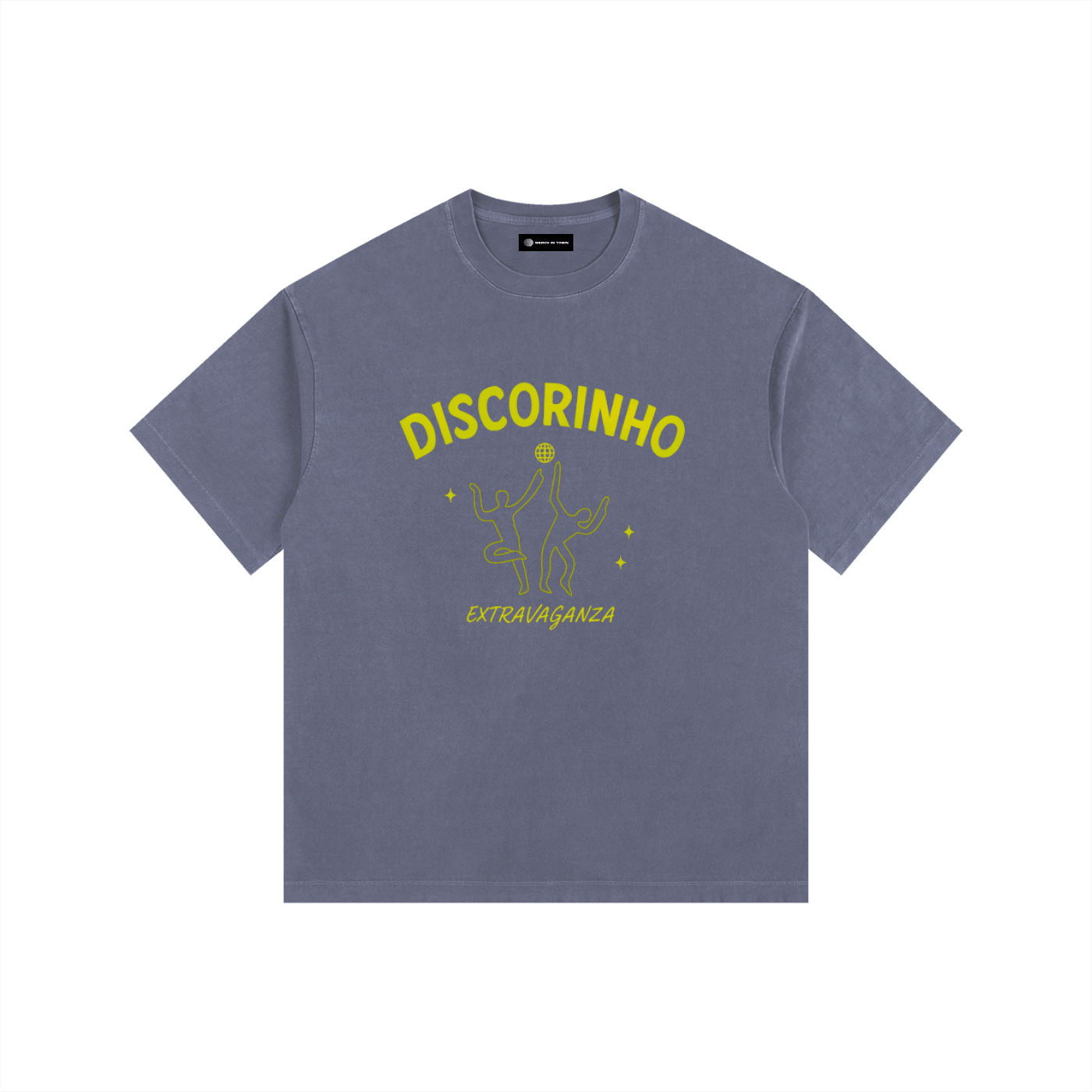 Bolarinho - T-shirt en coton oversize lavé vintage - Disco Extravaganza