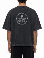 MTL Dance Floor Society - T-shirt boxy en coton, délavage minéral