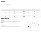 Size chart for the Merch in Town Women's Camo Raglan Crop T-Shirt with measurements in inches.