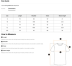 Size chart for the Merch in Town Vintage Wash Sunfade Boxy Waffle T-Shirt with measurements in centimeters.